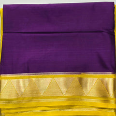 Half & Half Semi Crepe Silk Saree