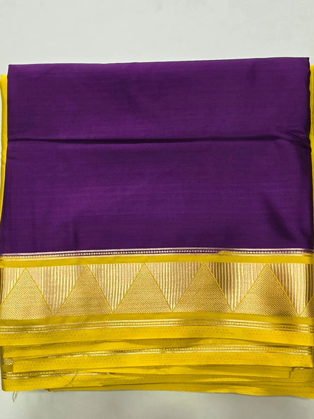 Half & Half Semi Crepe Silk Saree