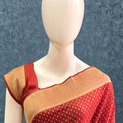 Small Butta Gorgette Crepe Saree