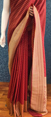 Gorgette Butta  Maroon