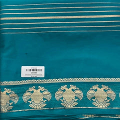 Peacock Pink Semi Crepe Silk saree