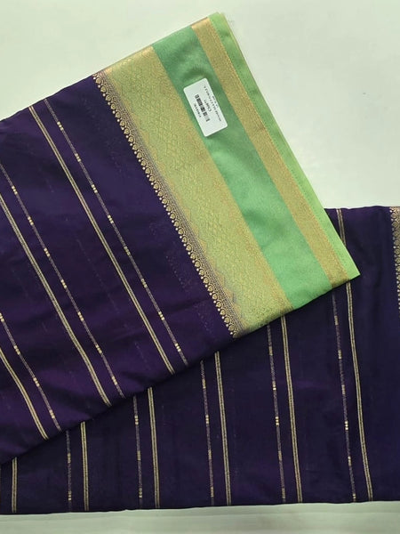 Contrast Semi Crepe Silk Saree