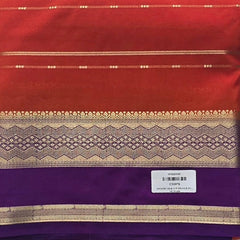 Contrast Semi Crepe Silk Saree