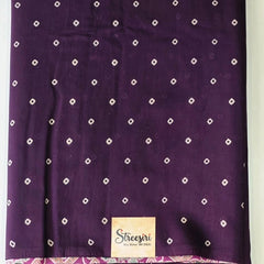 Purple Butta Chanderi Saree