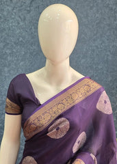 Soft Silk Anandi Purple