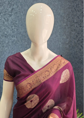 Soft Silk Anandi Magenta