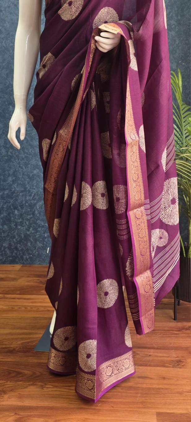 Soft Silk Anandi Magenta