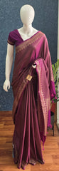 Mushru Kathan Silk Purple