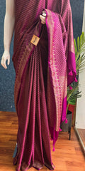Mushru Kathan Silk Purple