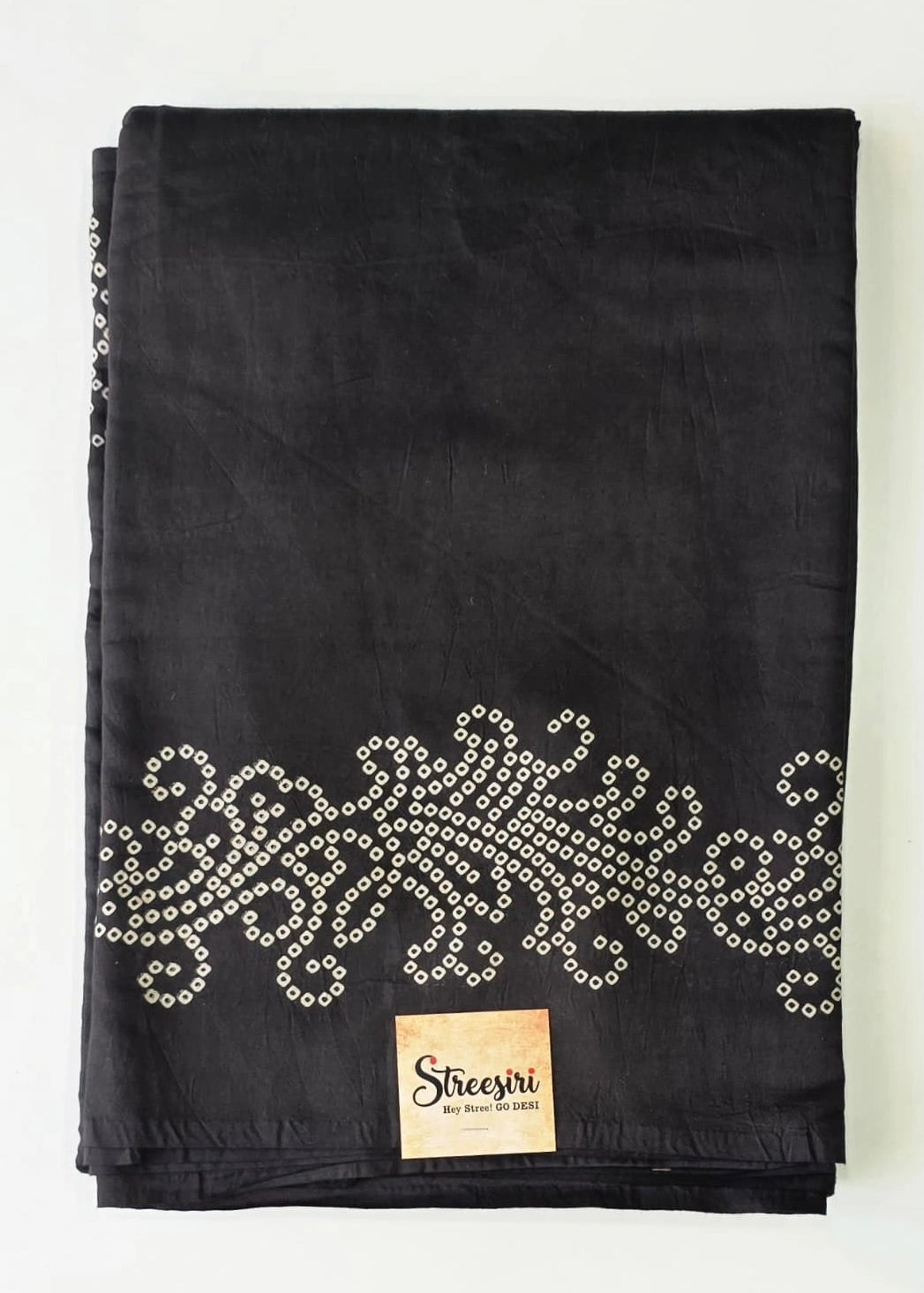 Dark Brown Chanderi Saree