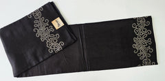 Dark Brown Chanderi Saree