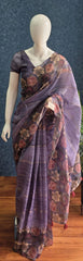 Chanderi Digital Purple