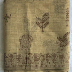 Jamdhani  Linen Saree
