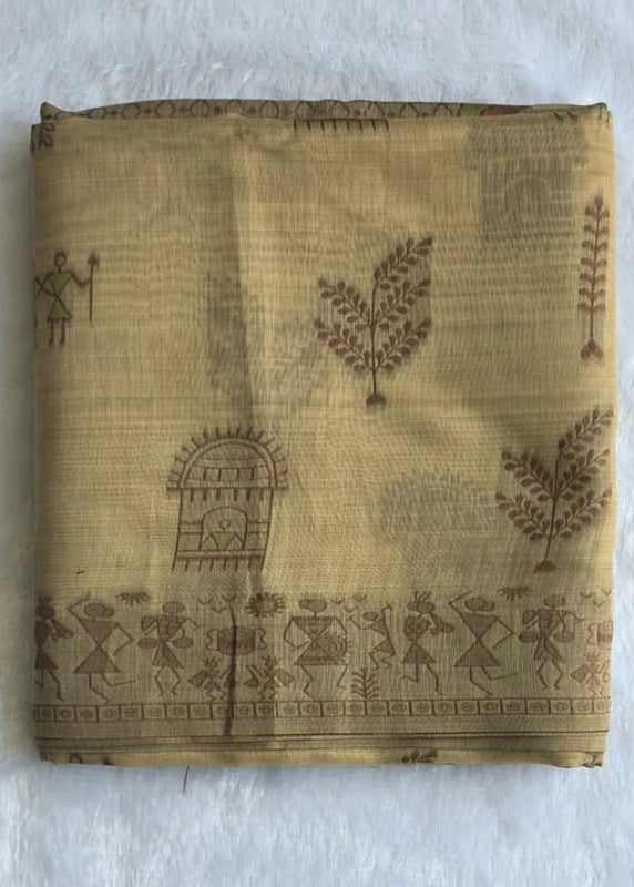 Jamdhani  Linen Saree