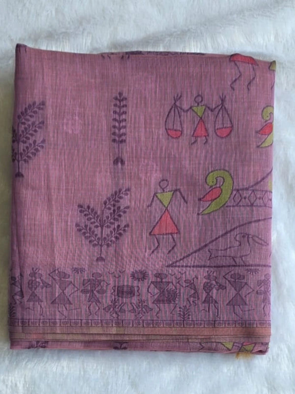 Jamdhani  Linen Saree