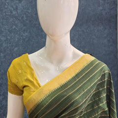 Stripes Tussar Crepe Saree