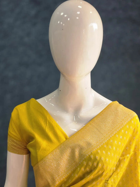 Crepe Butta Teal Blue Gorgette Saree