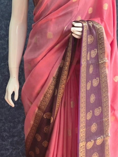 Big Butta Tussar Silk Saree