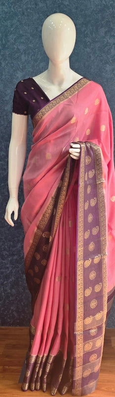 Big Butta Tussar Silk Saree