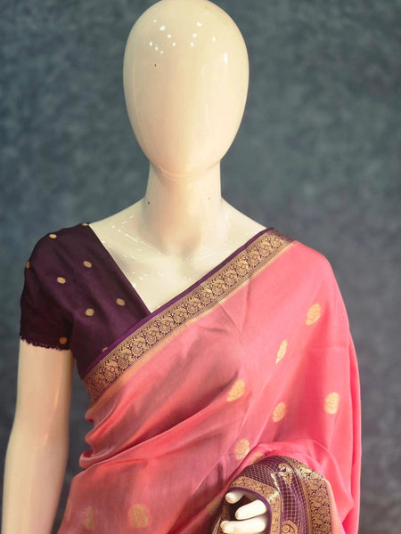 Big Butta Tussar Silk Saree