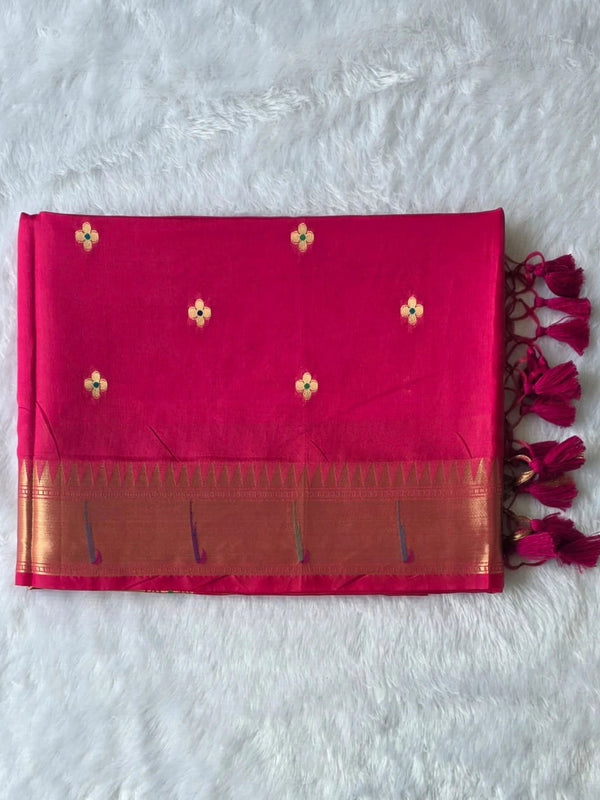 Paithani Chanderi Silk Saree
