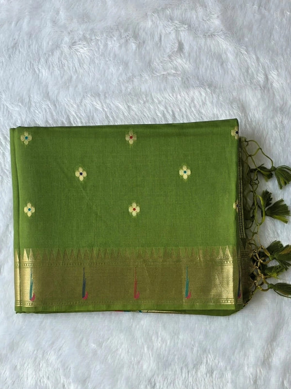 Paithani Chanderi Silk Saree