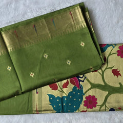 Paithani Chanderi Silk Saree