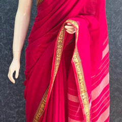 Ragini Pink Cotton cotton Saree