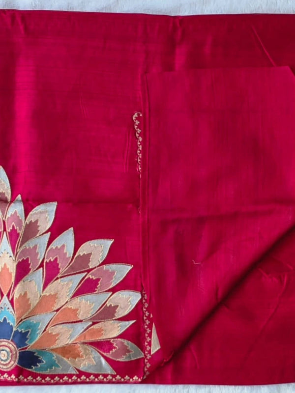 Matka Rani Pink Silk Saree