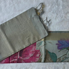 Floral Digital Print Sarees