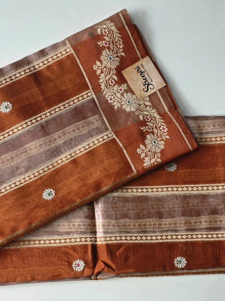 Honey Pure Organza Saree