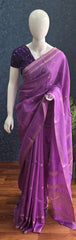 Semi Silk Bentex Border Lavender Purple