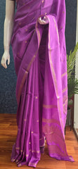 Semi Silk Bentex Border Lavender Purple
