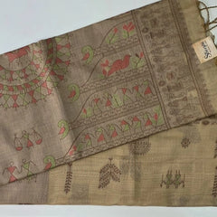 Jamdhani  Linen Saree