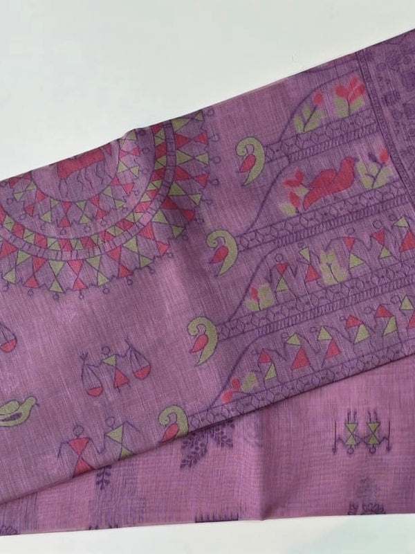 Jamdhani  Linen Saree