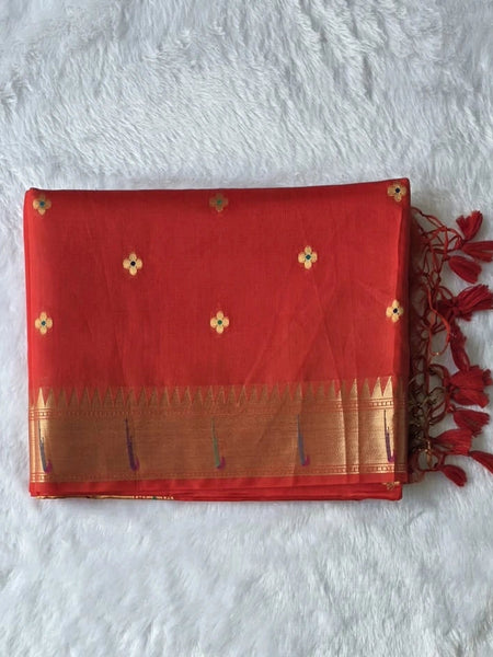 Paithani Chanderi Silk Saree