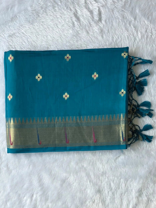 Paithani Chanderi Silk Saree