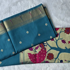 Paithani Chanderi Silk Saree