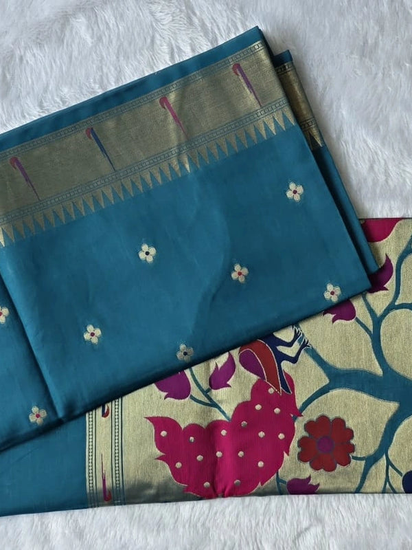 Paithani Chanderi Silk Saree