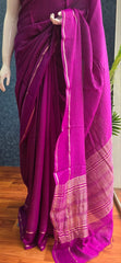 Assam Silk Purple Orange