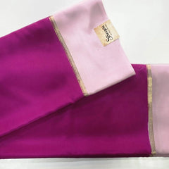 Pure Mysore Crepe Kaddi Border Saree