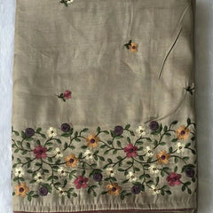 Satin Tussar Saree