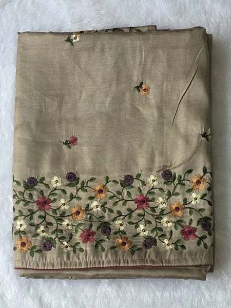 Satin Tussar Saree