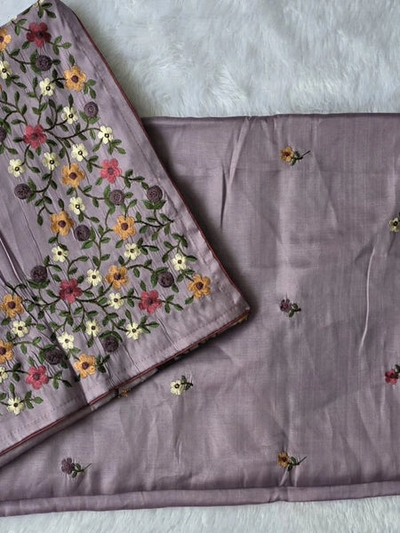 Satin Tussar Saree