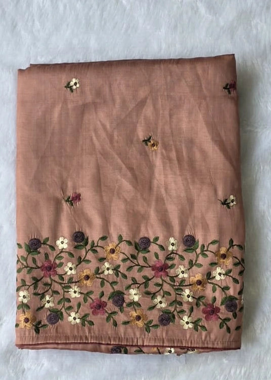 Satin Tussar Saree