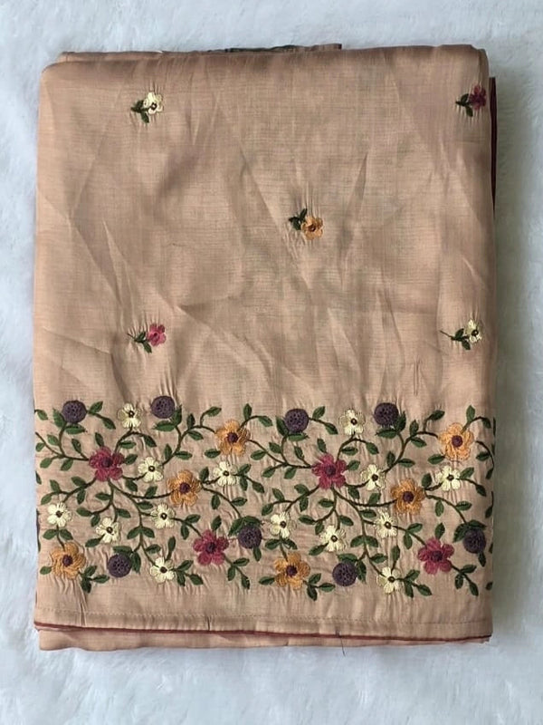 Satin Tussar Saree