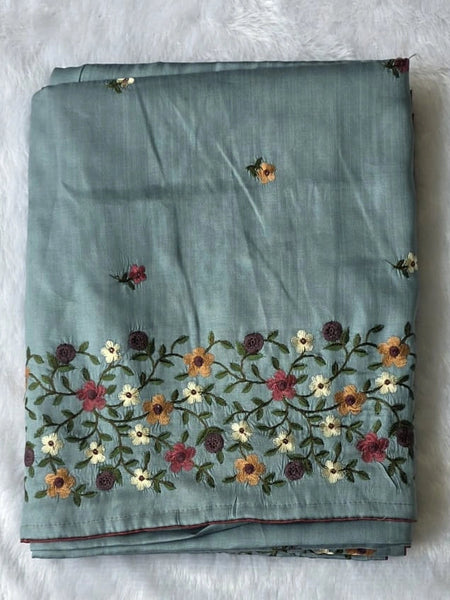Satin Tussar Saree