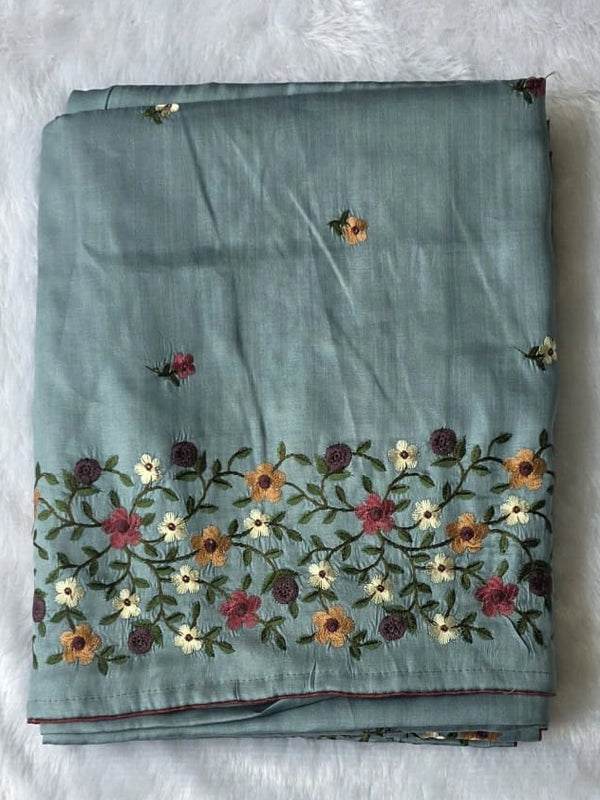 Satin Tussar Saree