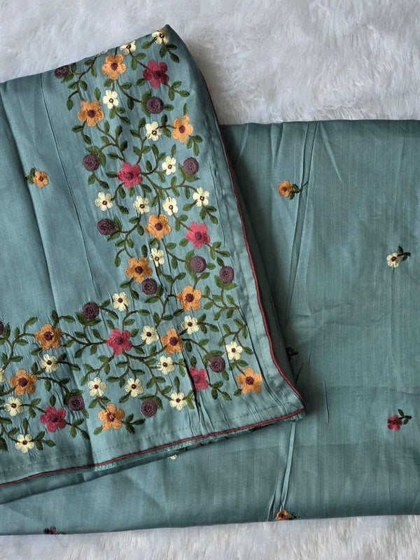 Satin Tussar Saree