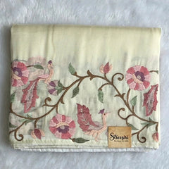 Tissue Half White Saree
